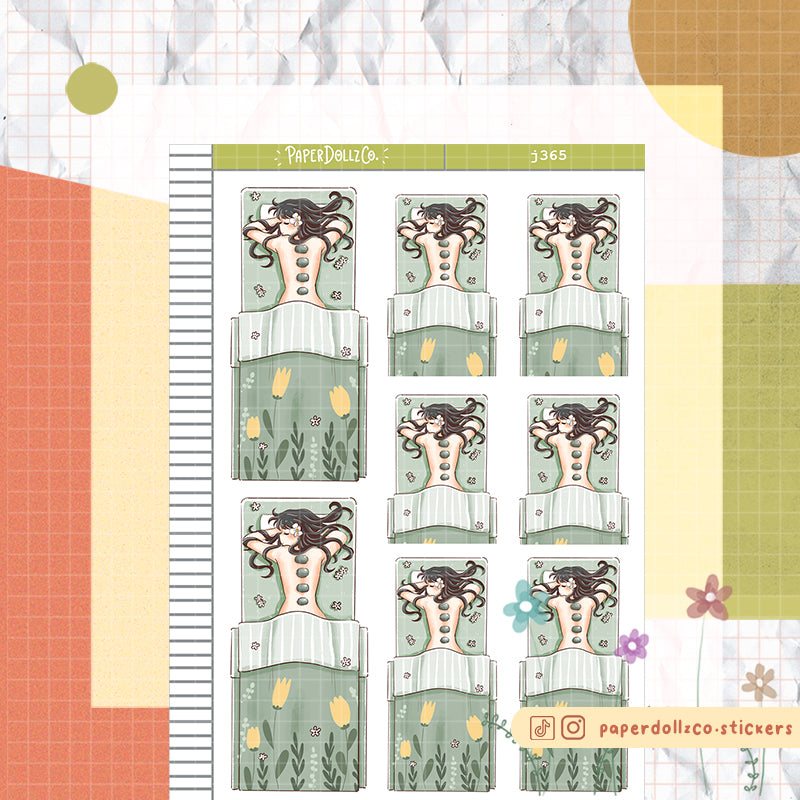 Massage Love Yourself Paperdollzco Planner Stickers | J365