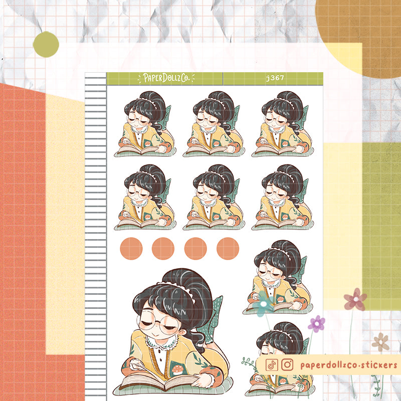 Biblio Love Yourself Paperdollzco Planner Stickers | J367