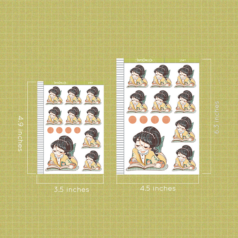 Biblio Love Yourself Paperdollzco Planner Stickers | J367