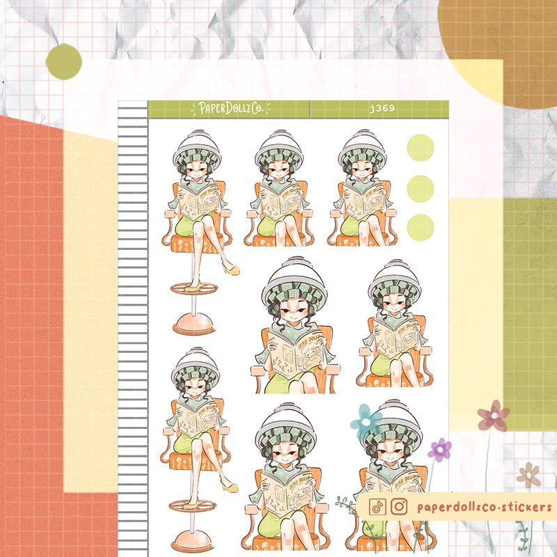 Salon Love Yourself Paperdollzco Planner Stickers | J369