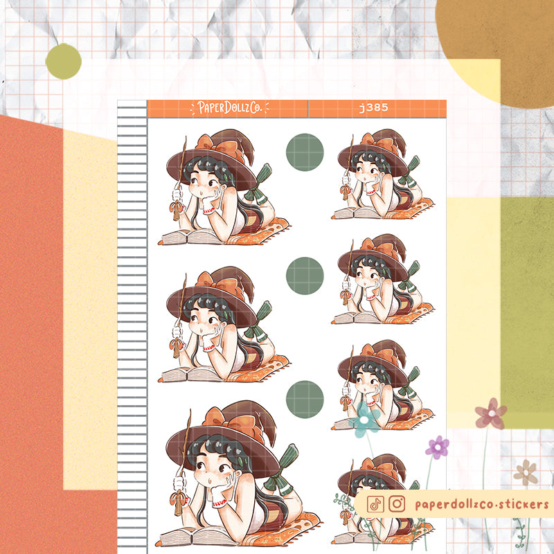 Enchanter Enchanted Paperdollzco Planner Stickers | J385