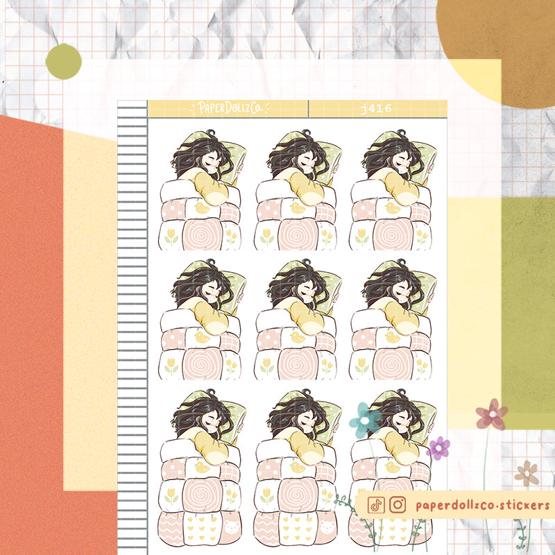 Cozy Sweet Dreams Just Dolls Stickers | J416