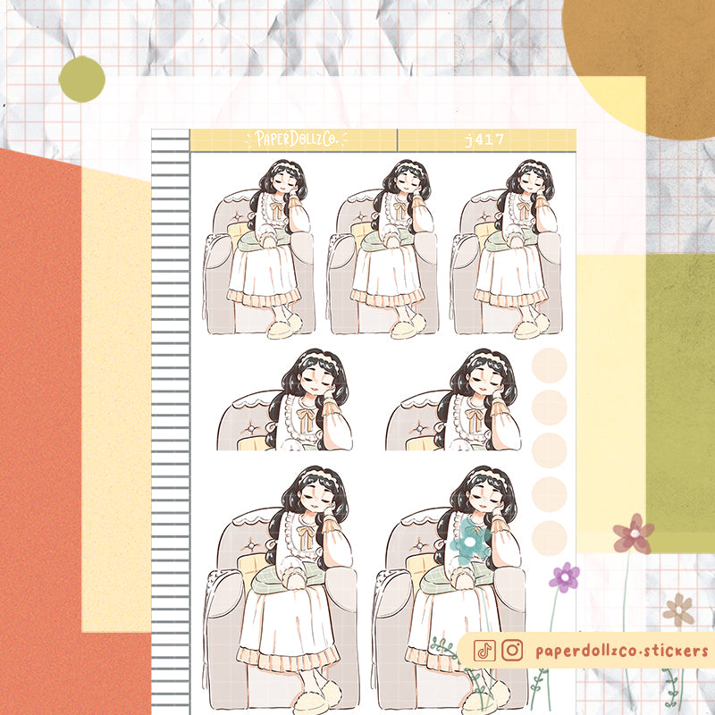 Calm Sweet Dreams Just Dolls Stickers | J417