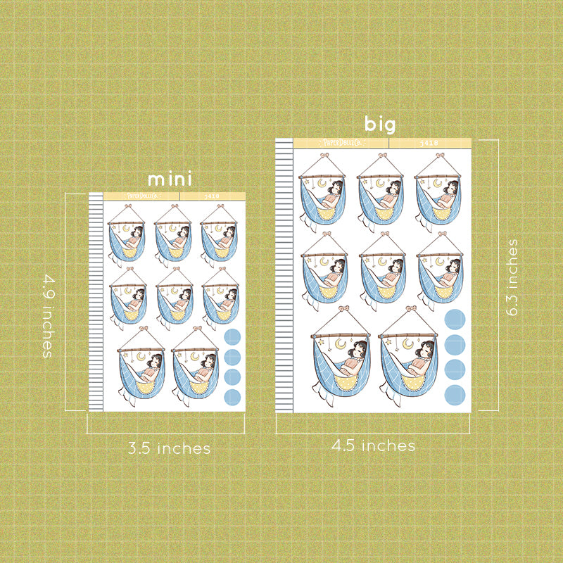 Serene Sweet Dreams Just Dolls Stickers | J418