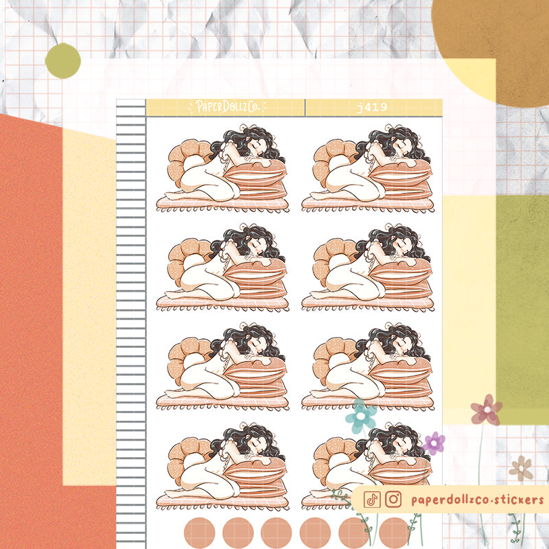 Placid Sweet Dreams Just Dolls Stickers | J419