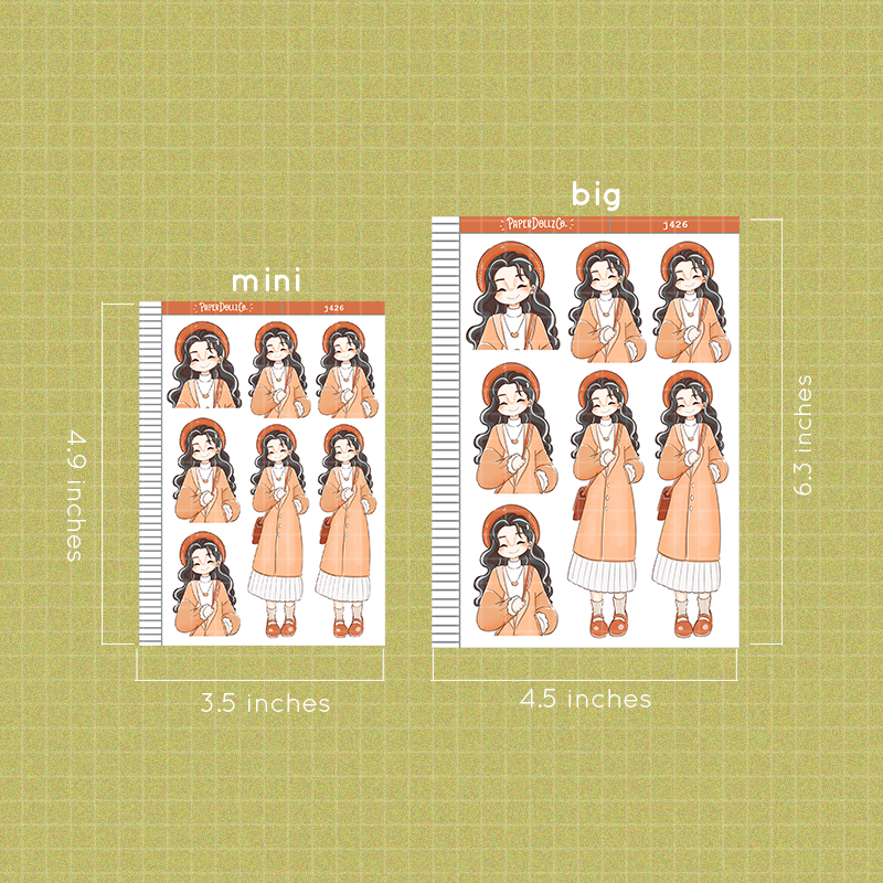 Date Night Fabulous Fall Just Dolls Stickers | J426