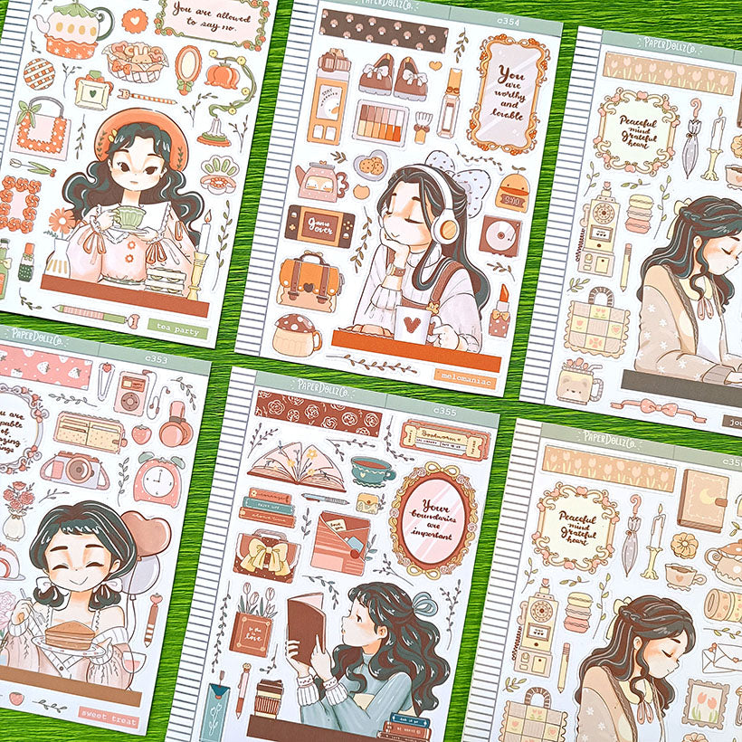 Journaling | Alone Time | Collection Stickers | C356