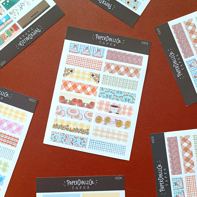 Spring Times | PaperDollzCo | Sticker Tapes | t005