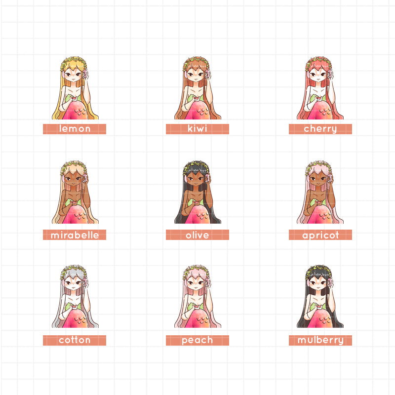 Retro | The Modern Mermaids | Collections Stickers | C302