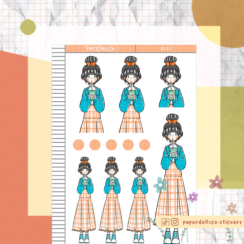 Coffee Buddy | Happy Together | Just Dolls Stickers | J111