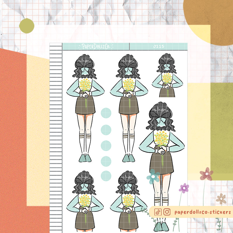 Primrose | Flower Pop | Just Dolls Stickers | J115