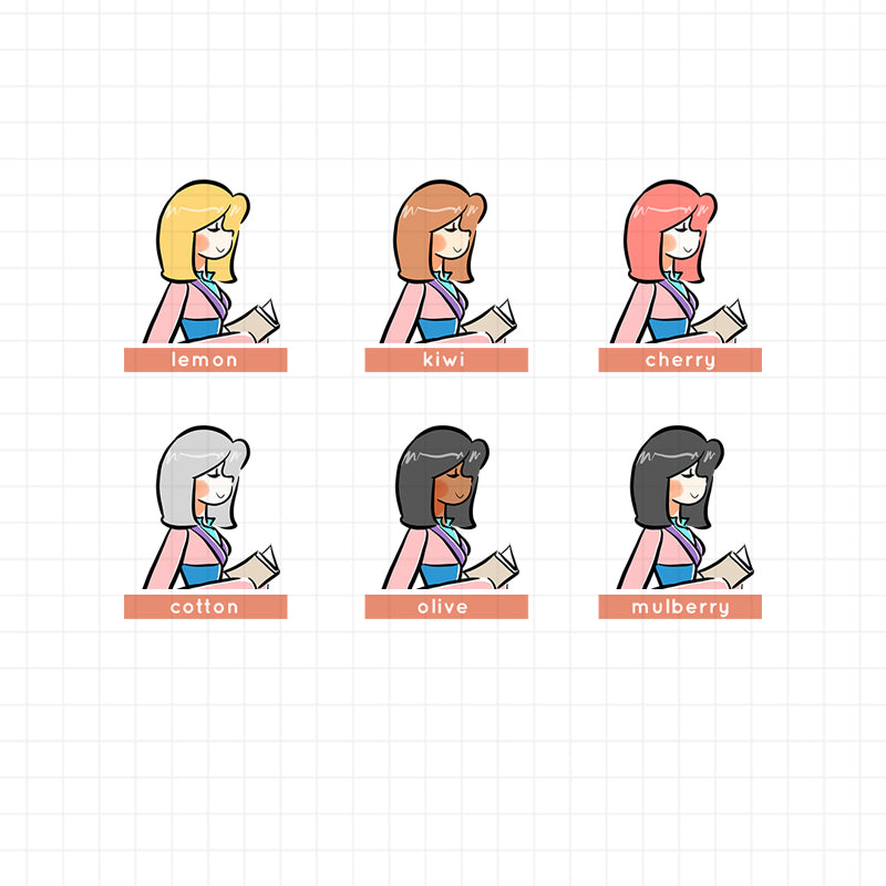 Chinese Warrior | Just Dolls Stickers | J126