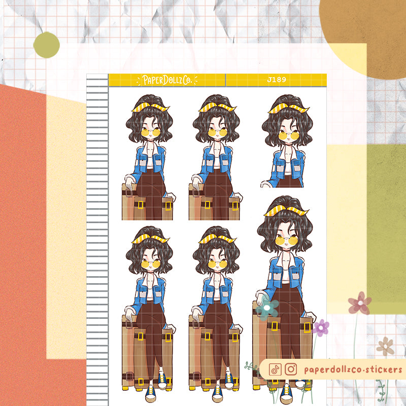 PaperDollzCo Carefree Summer Planner Sticker | J189