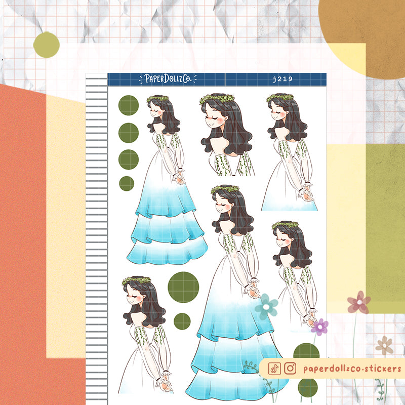 Gaea Paperdollzco Planner Sticker | J219