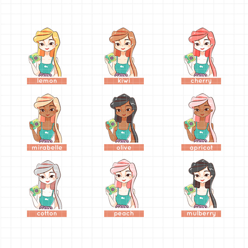 Sun-kissed | Summer Princess | Collections Stickers | C259
