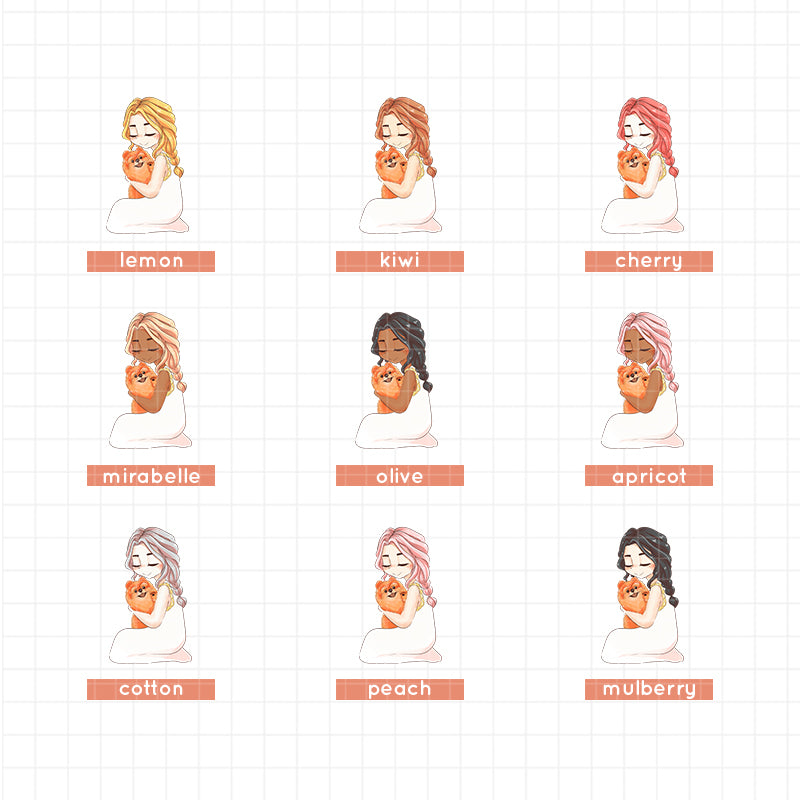 Pomeranian | Fur In Love | Collections Stickers | C264