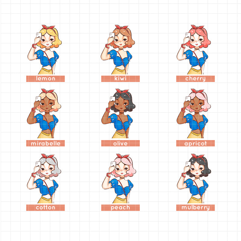 Sun-baked | Summer Princess | Collections Stickers | C260
