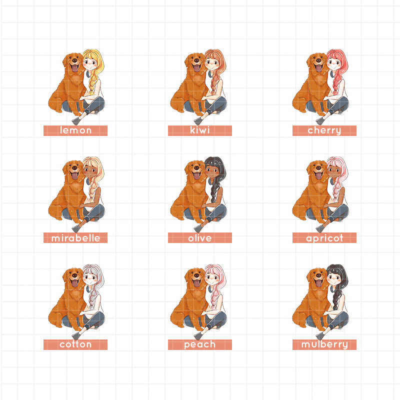 Golden Retriever | Fur In Love | Collections Stickers | C266