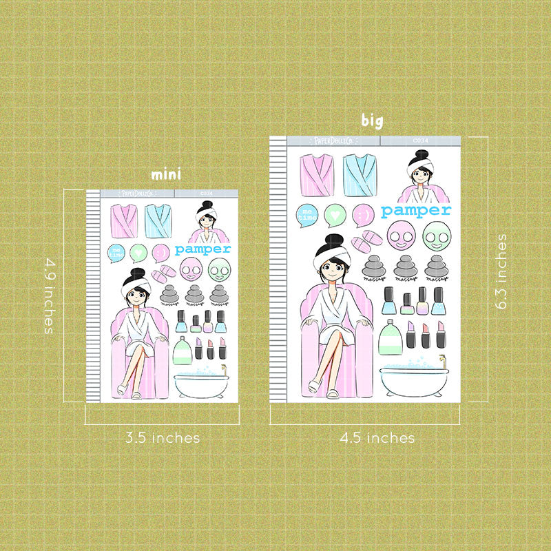 Pamper | Collections Sticker | C034