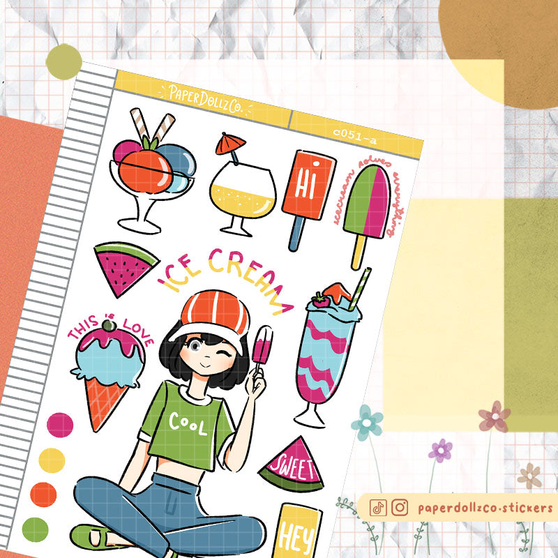 Ice Cream | Collections Sticker | C051