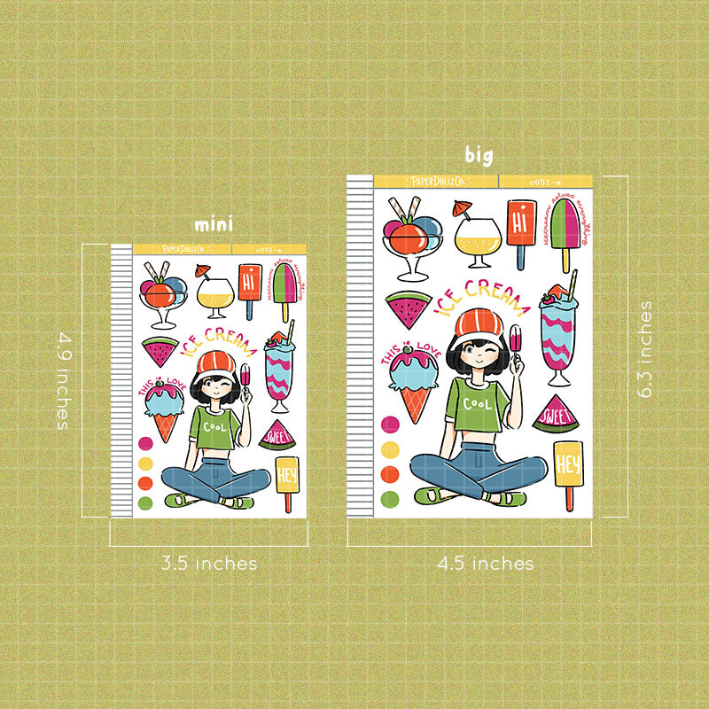 Ice Cream | Collections Sticker | C051