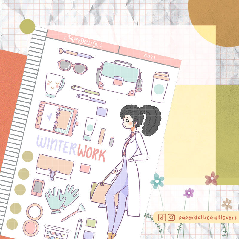 Winter Work | Collections Sticker | C071