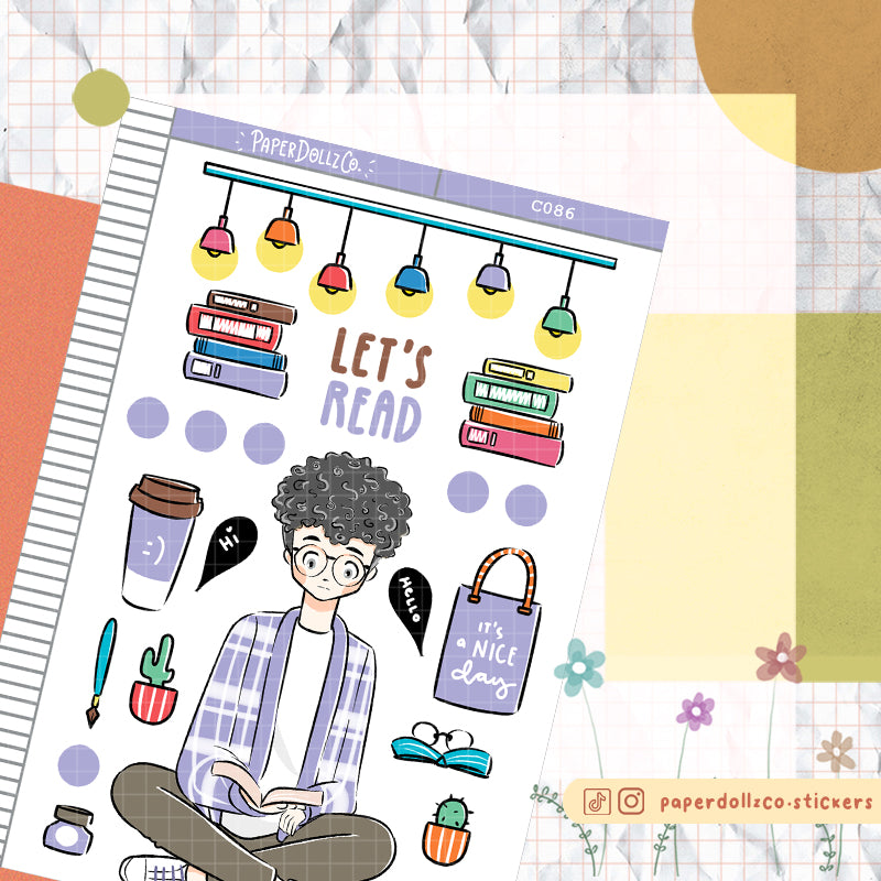 Let's Read | Happy Together | Collection Stickers | C086