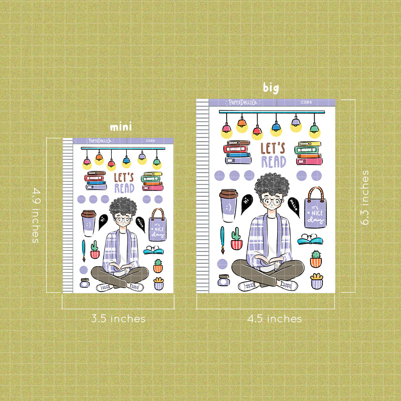 Let's Read | Happy Together | Collection Stickers | C086