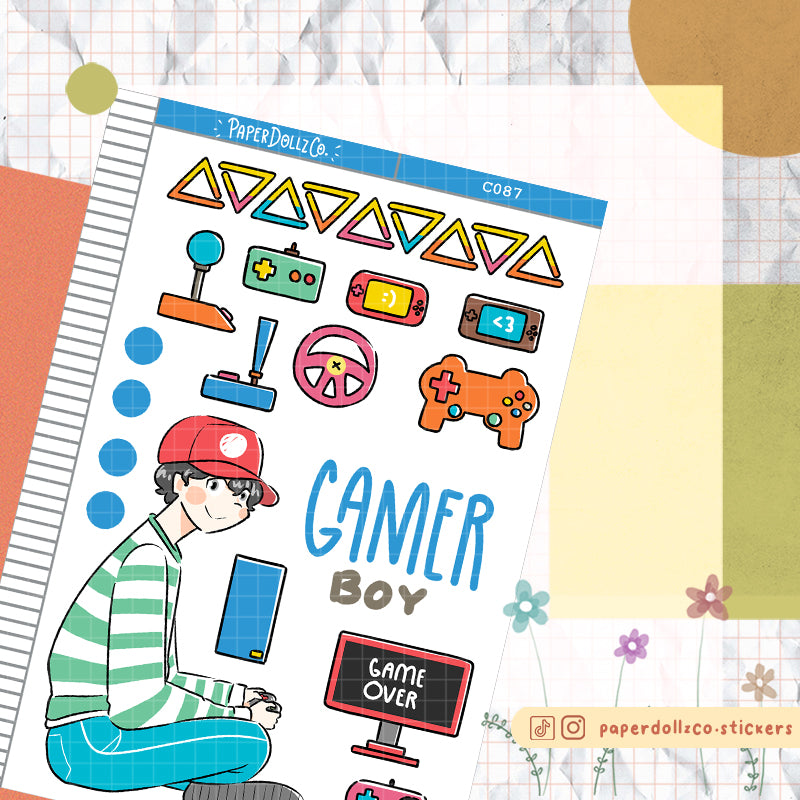 Gamer Boy | Happy Together | Collection Stickers | C087