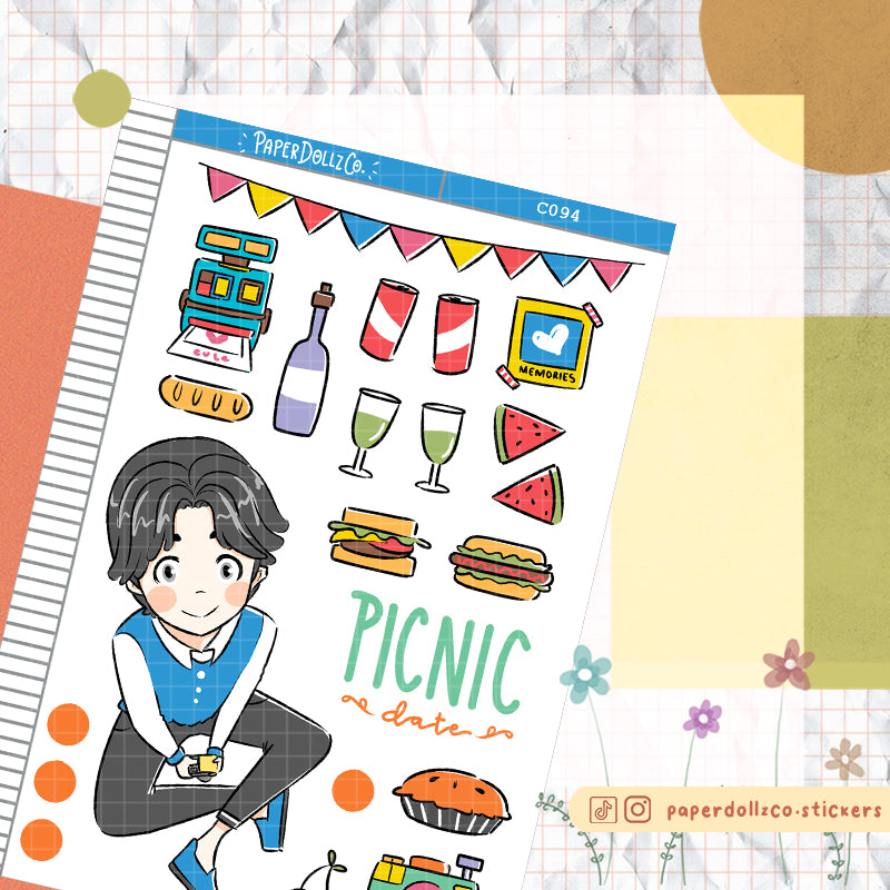 Picnic Date | Happy Together | Collection Stickers | C094