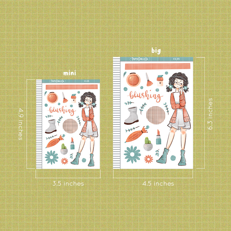 Blushing | Spring | Collections Sticker | C135