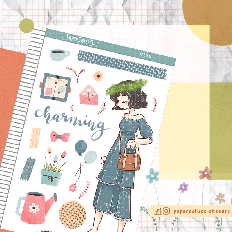 Charming | Spring | Collections Sticker | C136