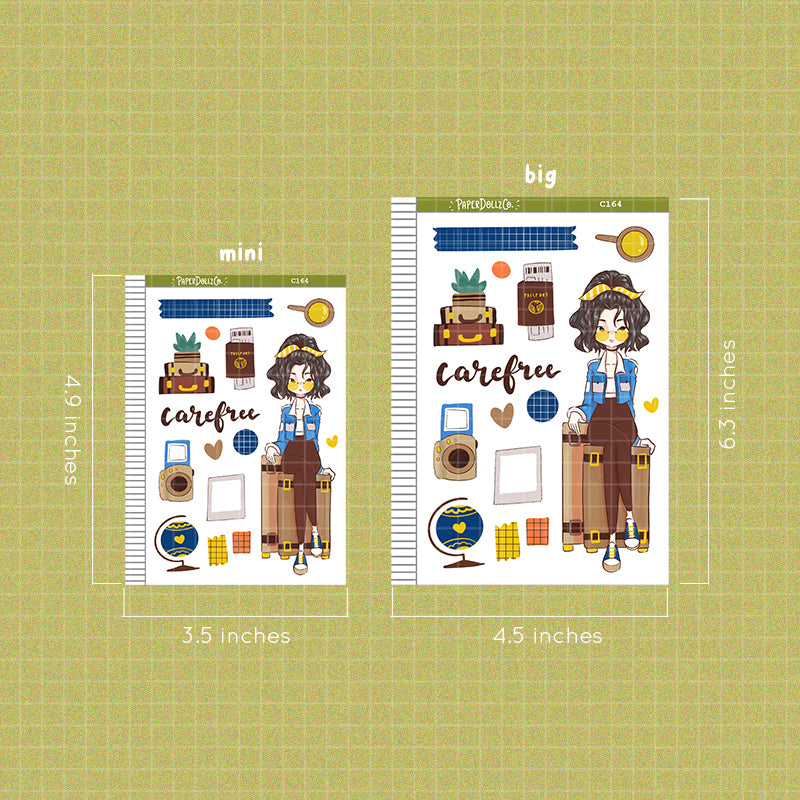Carefree | Summer Time | Collections Sticker | C164