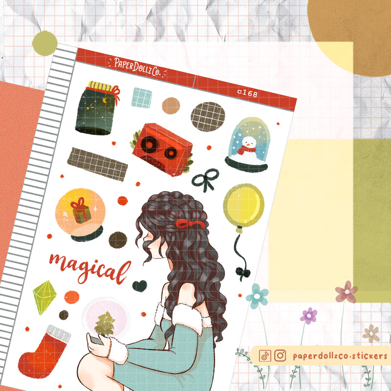Magical | Cozy Holiday | Christmas Sticker | C168