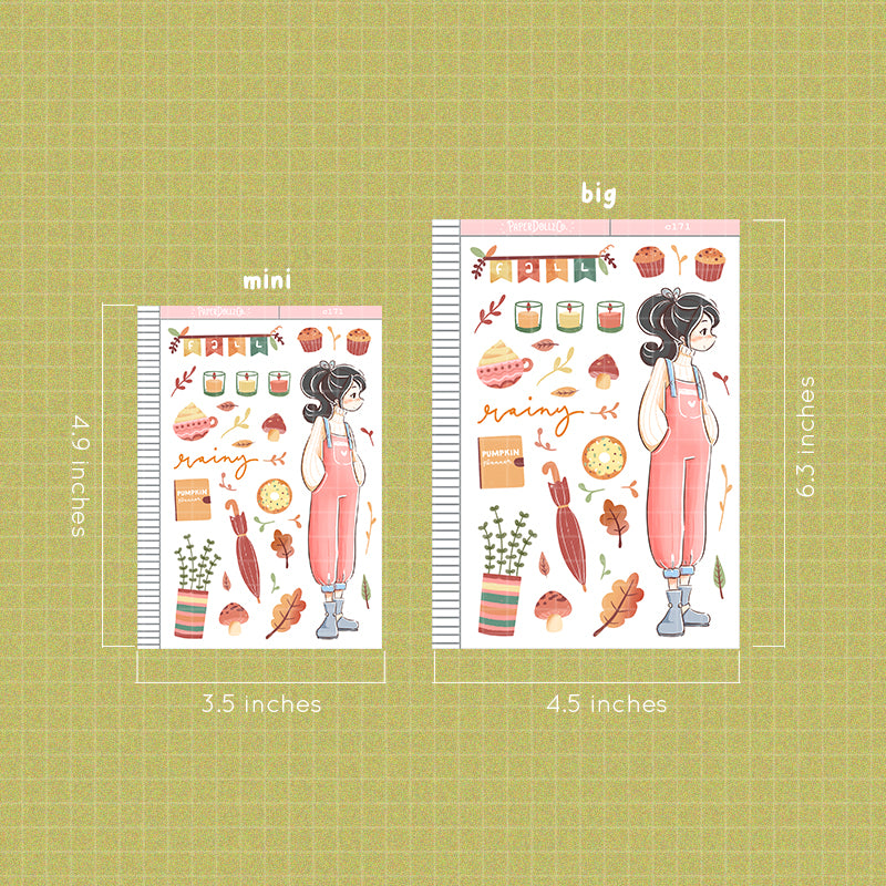 Rainy | Fall in Love | Collections Sticker | C171