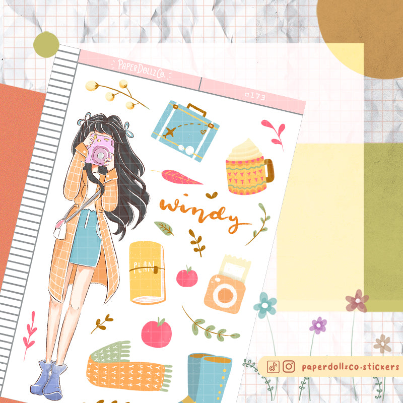 Windy | Fall in Love | Collections Sticker | C173