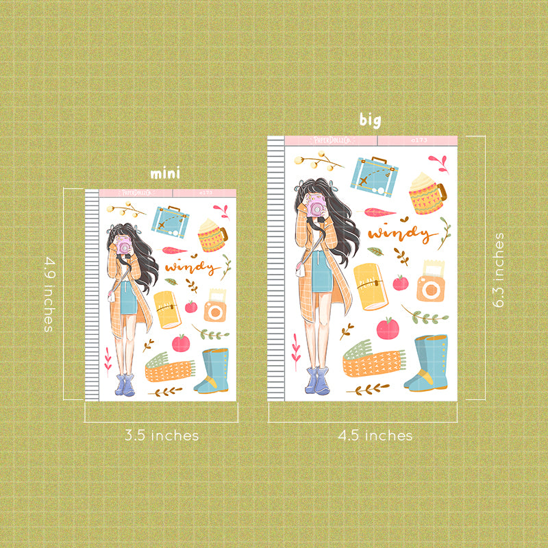 Windy | Fall in Love | Collections Sticker | C173
