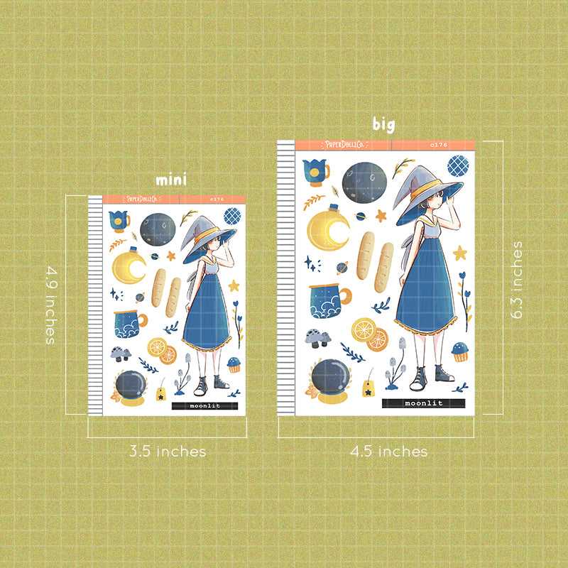 Moonlit | Sorceress | Halloween Collections Sticker | C176