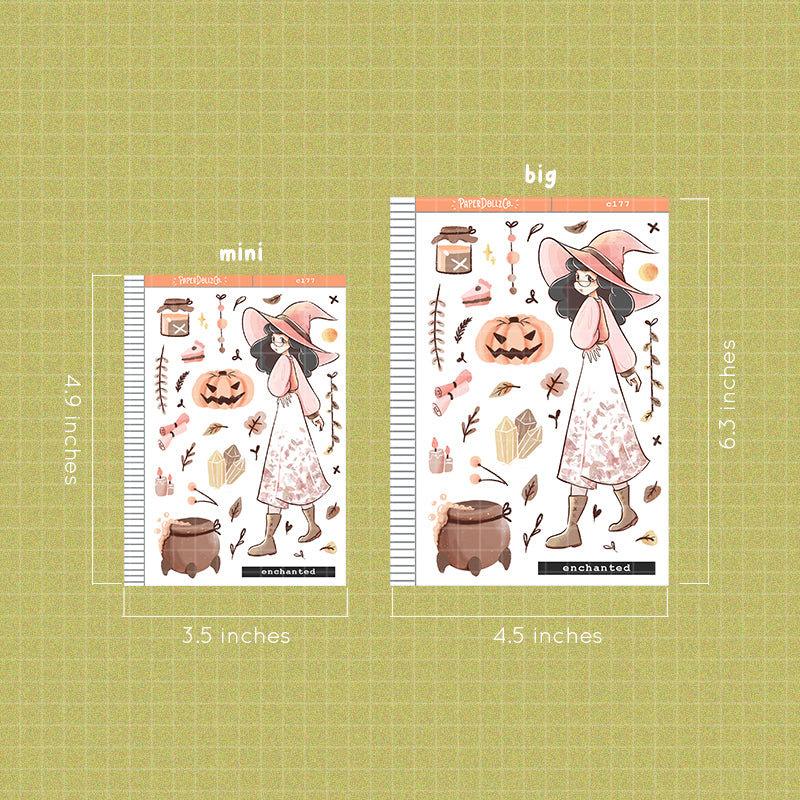 Enchanted | Sorceress | Halloween Collections Sticker | C177