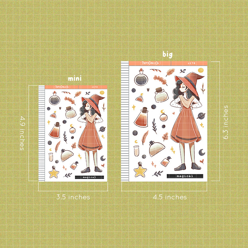 Magical | Sorceress | Halloween Collections Sticker | C178
