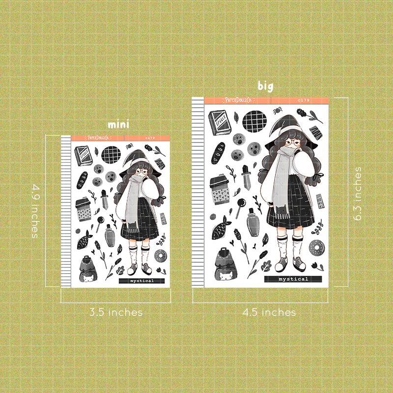 Mystical | Sorceress | Halloween Collections Sticker | C179