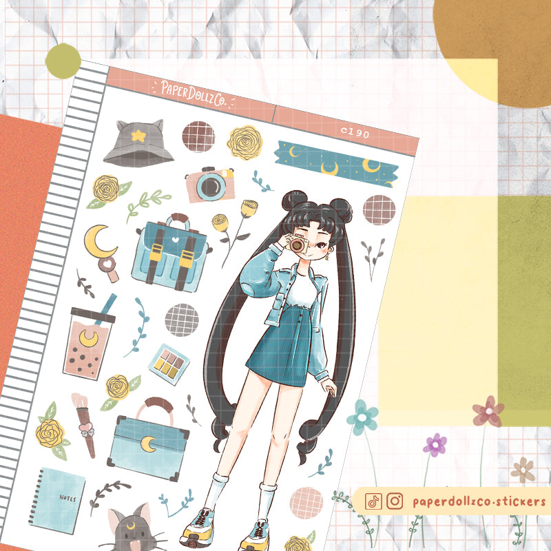 Denim | Sailor Bloom | Spring Collections Sticker | C190