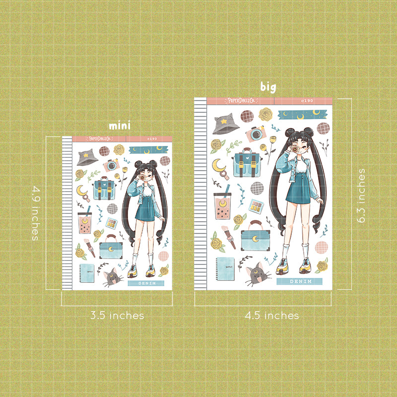 Denim | Sailor Bloom | Spring Collections Sticker | C190