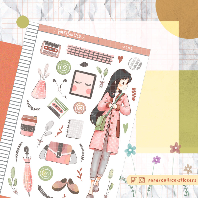 Plaid | Sailor Bloom | Spring Collections Sticker | C192