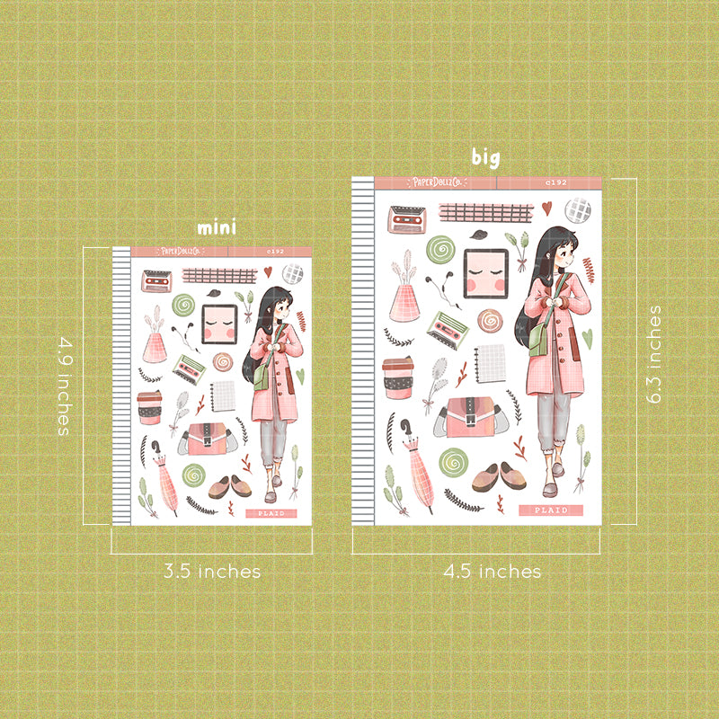 Plaid | Sailor Bloom | Spring Collections Sticker | C192