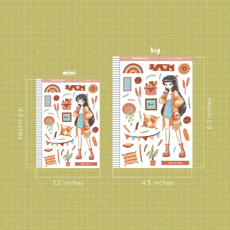 Knitted | Sailor Bloom | Spring Collections Sticker | C193