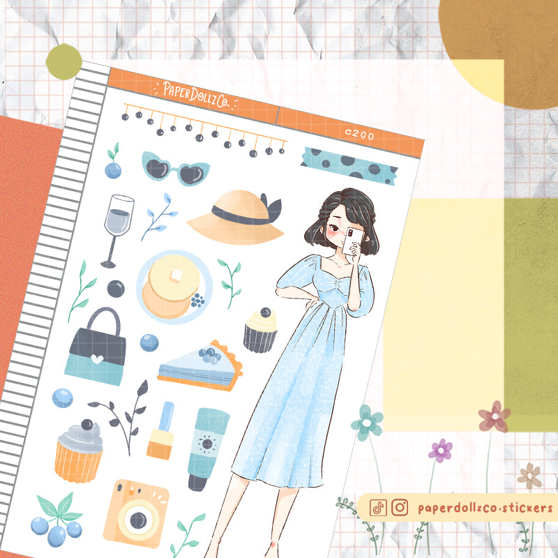 Blueberry | Sweet Summer | Collections Stickers | C200