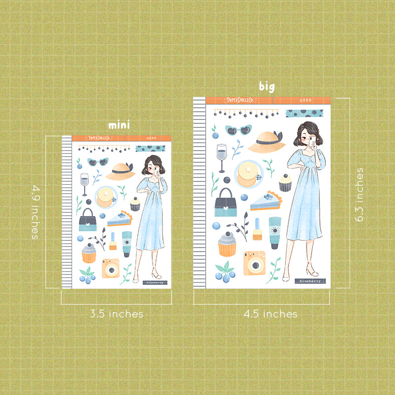 Blueberry | Sweet Summer | Collections Stickers | C200