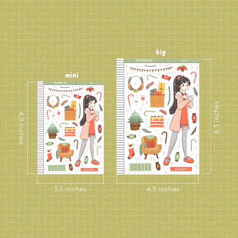 Blossom | Snow Puffy | Collections Stickers | C221