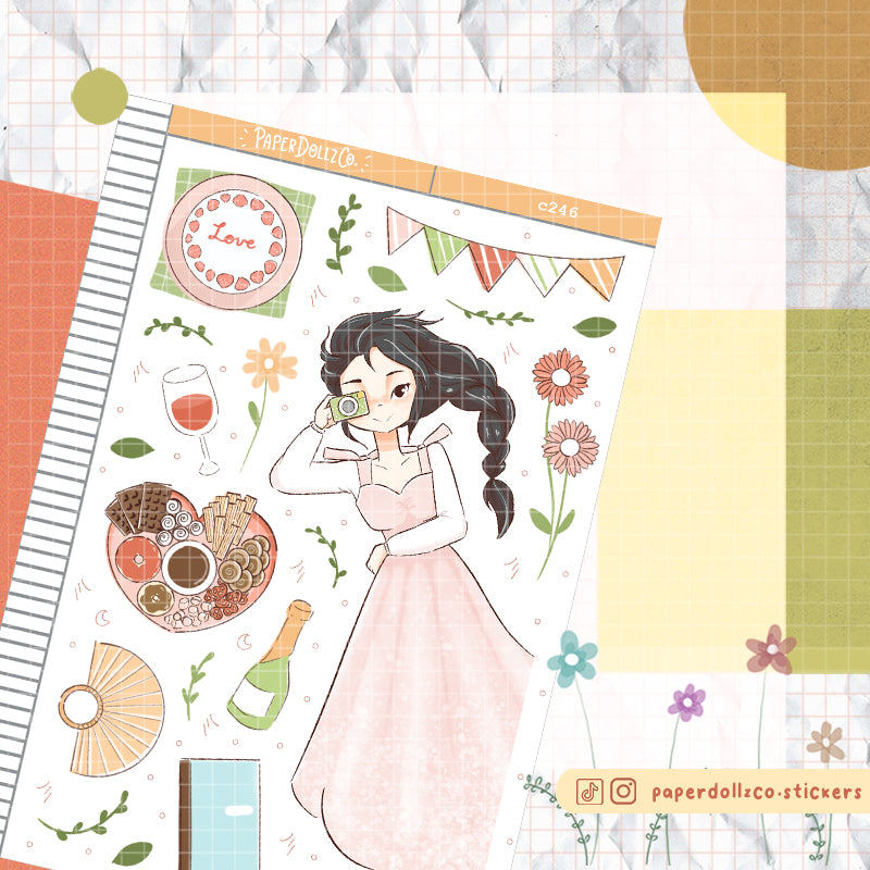 Blush | Picnic Diaries | Collections Stickers | C246